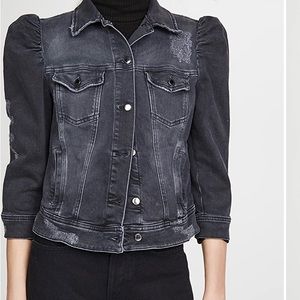 Ada denim jacket, faded black